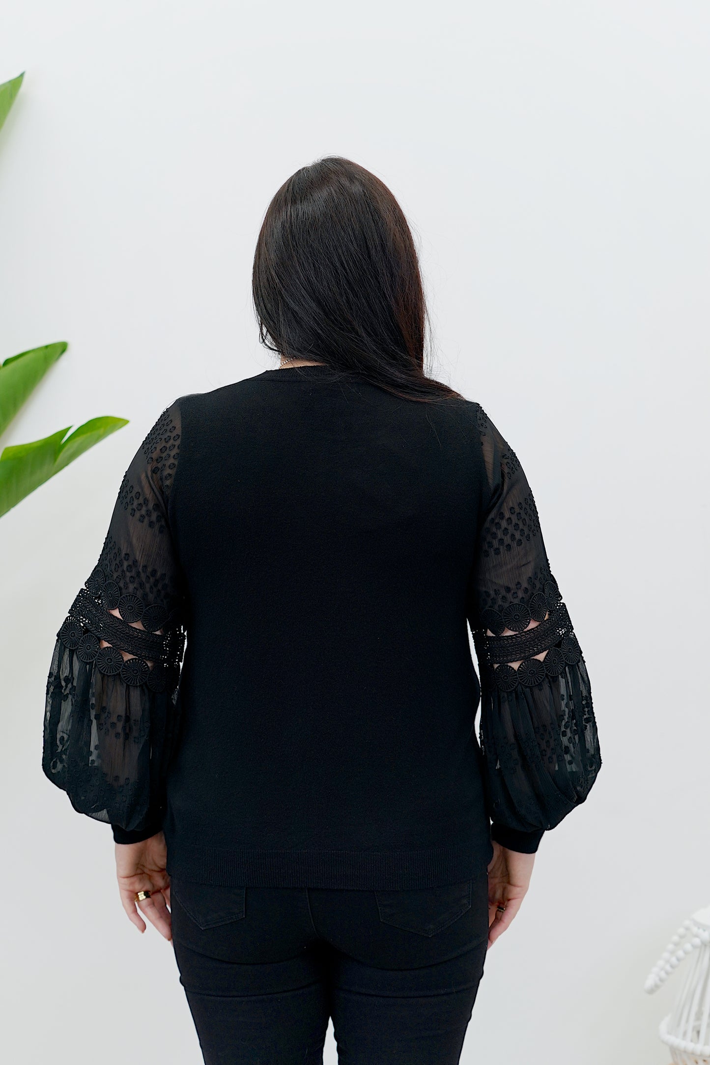 Laney Lace Top - Black