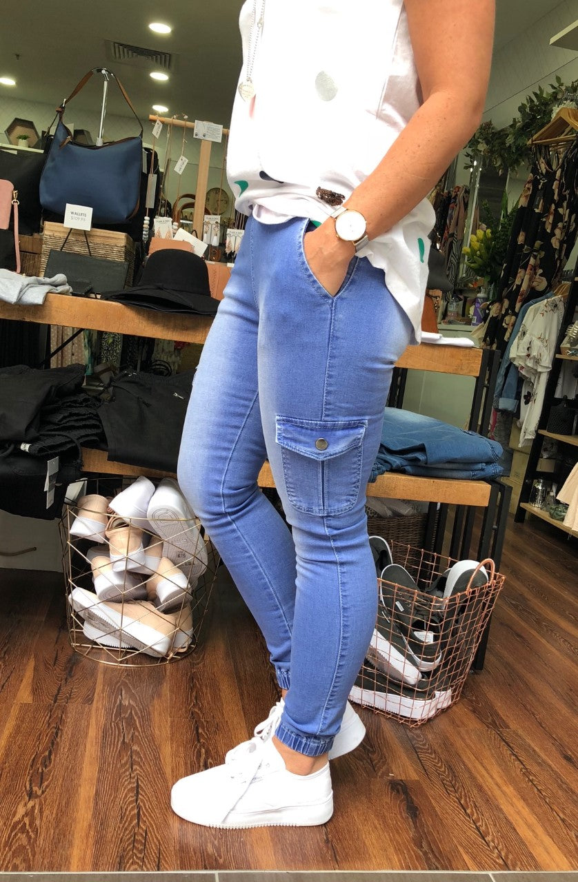 Billy Cargo Jean - Indigo