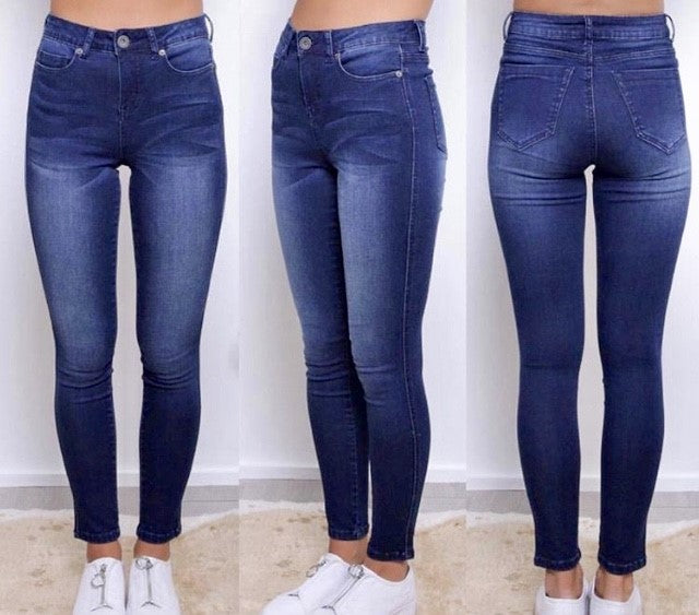 Khloe Plain Jean- Ink Wash