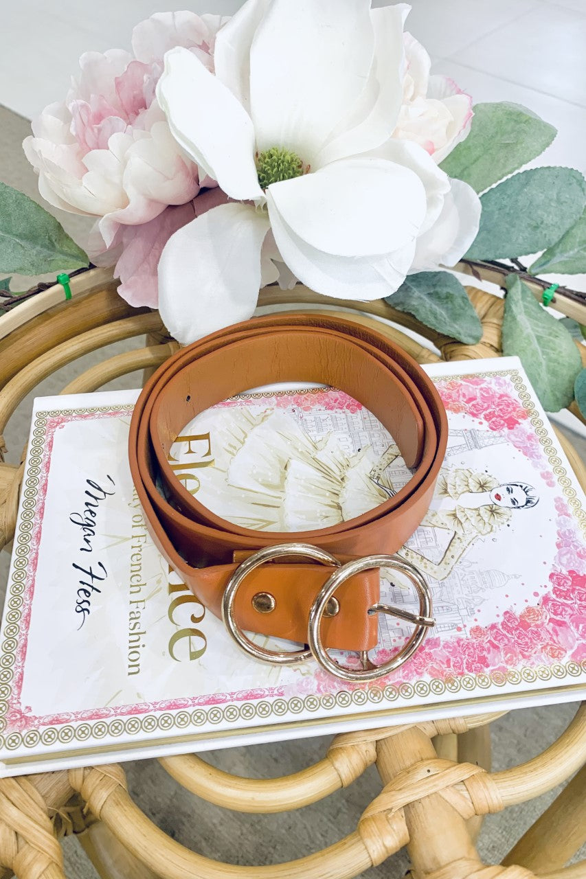 Double Ring Belt - Tan