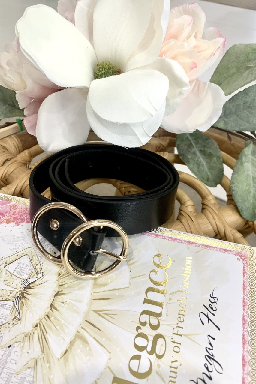 Double Ring Belt - Black