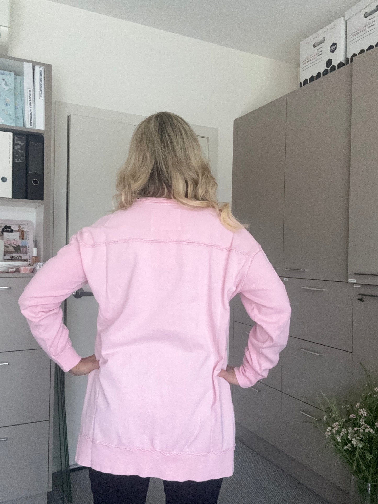 Fleur Crew- Pink
