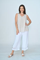 Double Layer Tank - Taupe