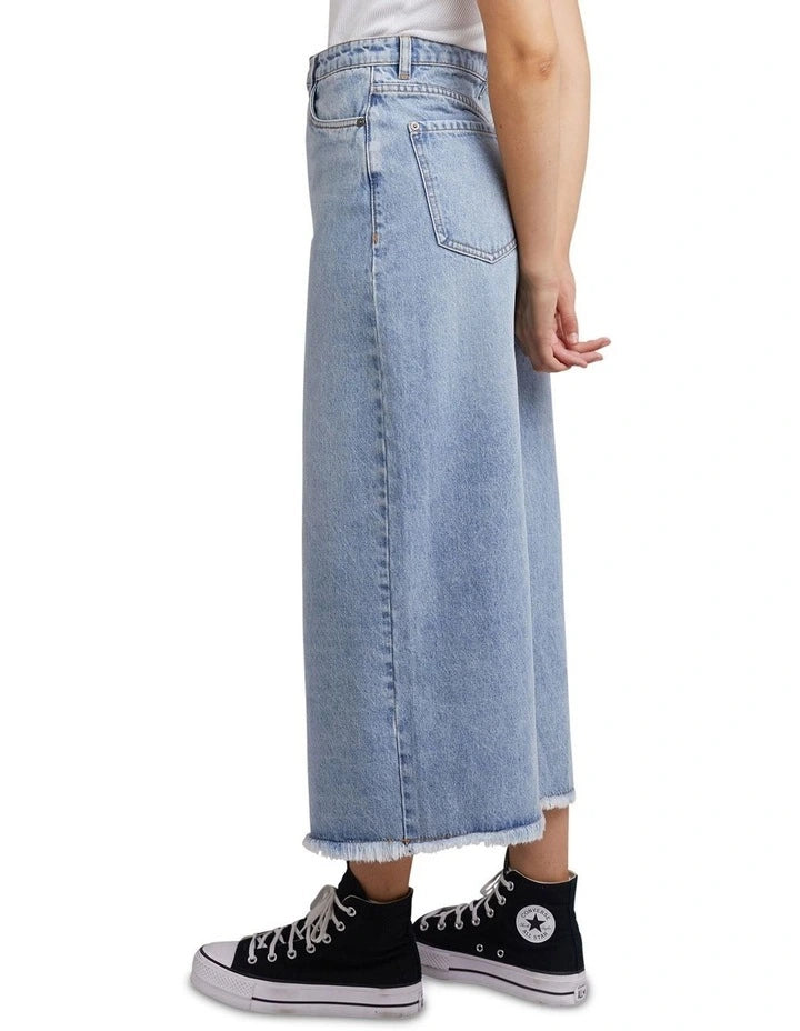 Ray Maxi Skirt- Light Blue