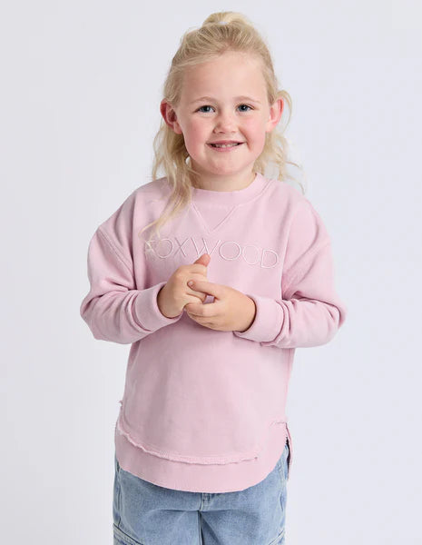 Kids Simplified Crew- Pink