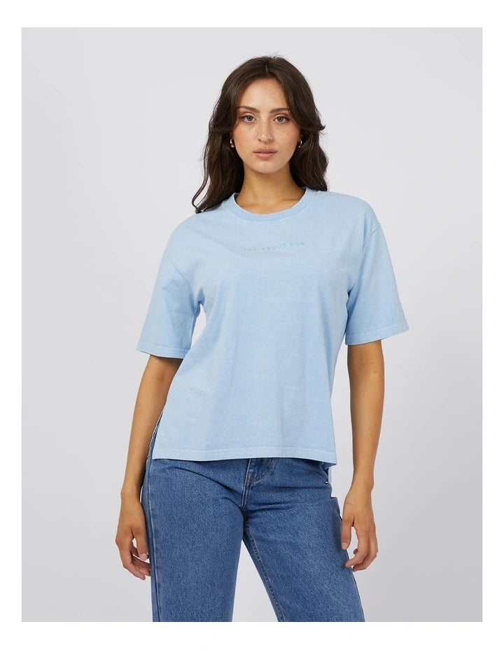 Washed Tee - Ocean Blue