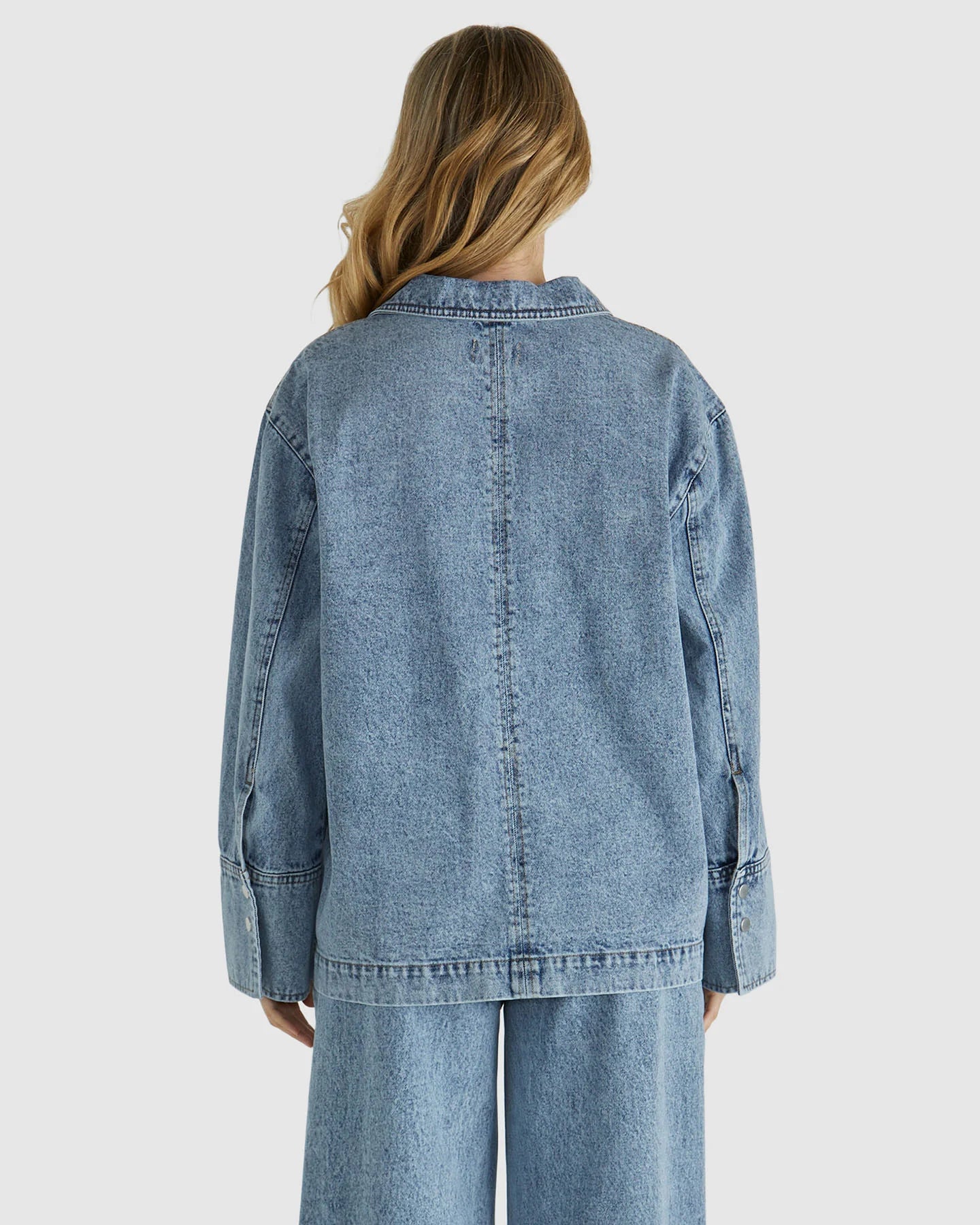 Jordan Denim Top- Acid Wash