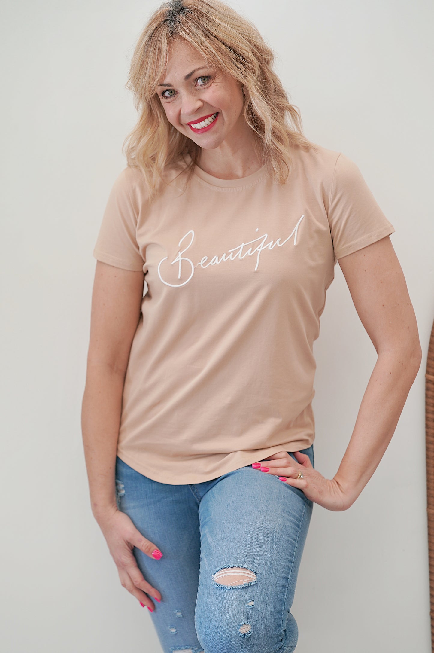 Beautiful Tee- Mocha