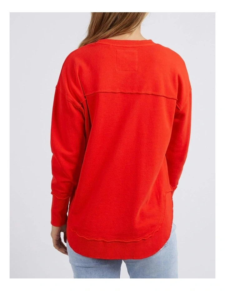 Simplified Crew- Bright Red