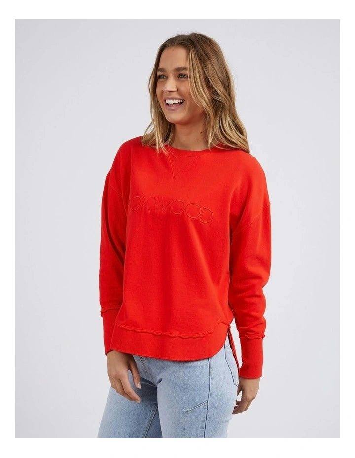 Simplified Crew- Bright Red