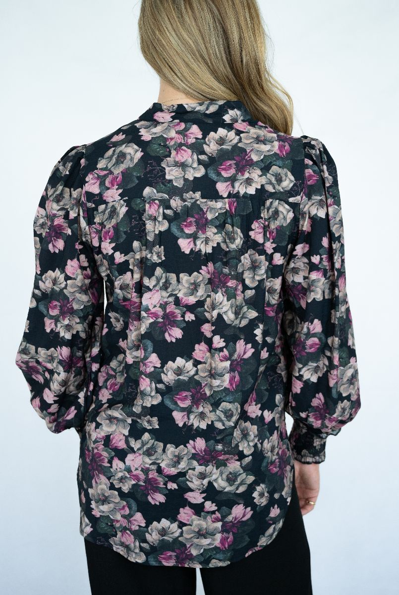 Gardenia Shirt - Black