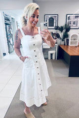 Becca Dress- Off White