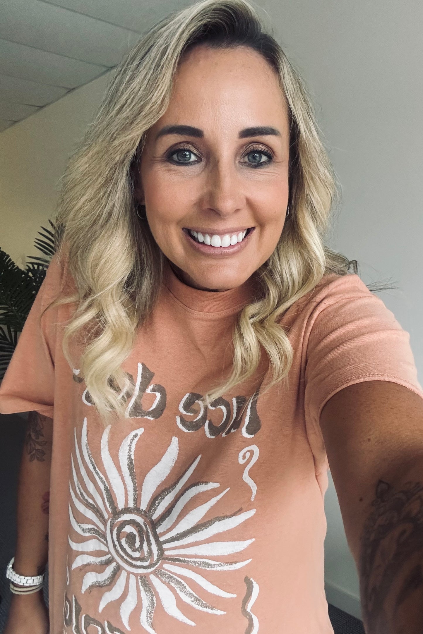 Del Sole Relaxed Tee- Cinnamon