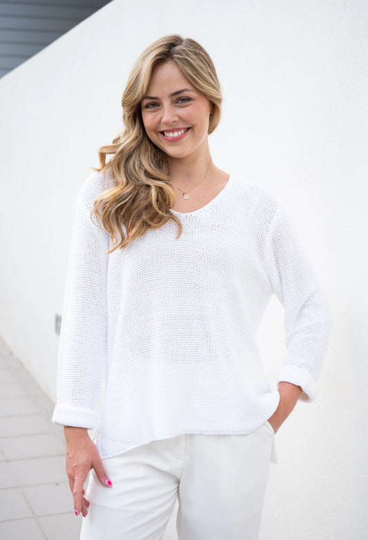 Cindy Knit - White