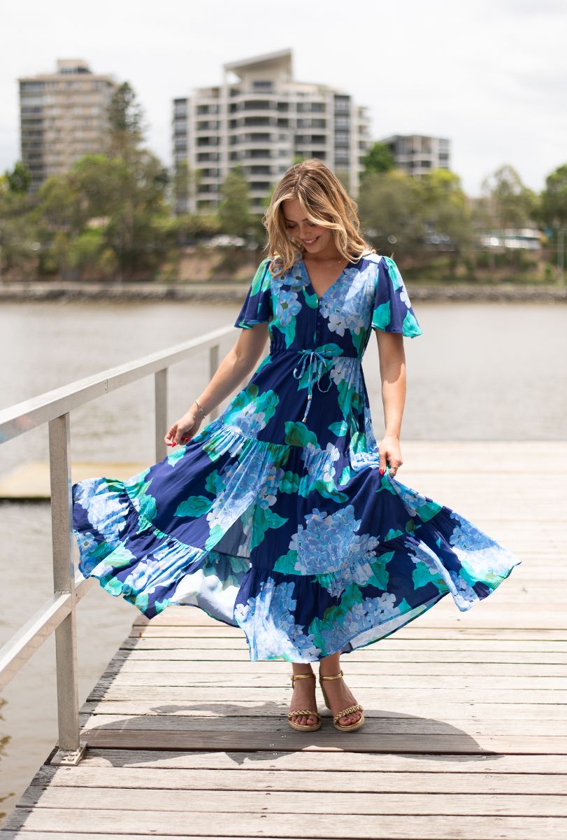 Glorious Maxi Dress- Blue