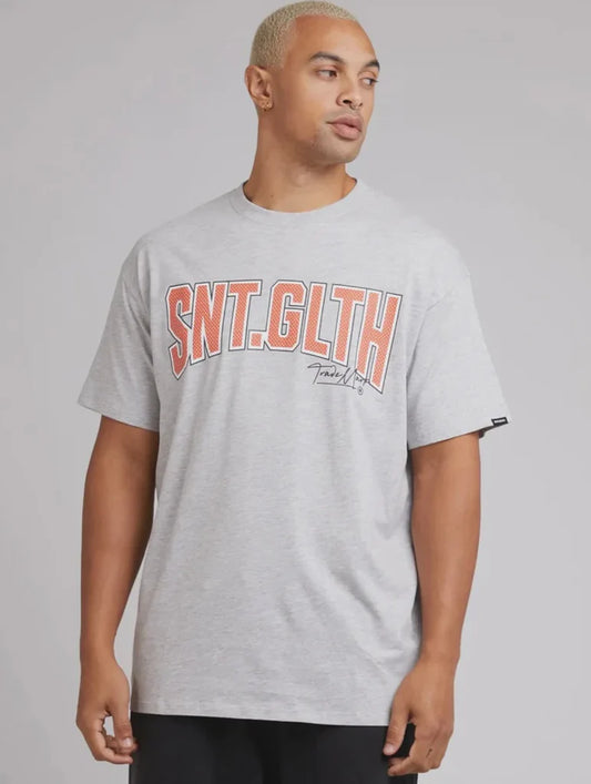 Men's St Goliath Tee- Grey Marle