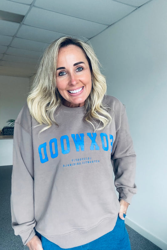 Interval Crew- Brown With Blue