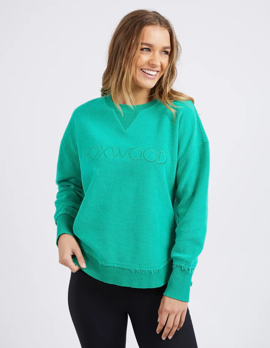 Cosy Simplified Crew- Green