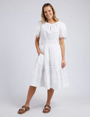 Sloane Dress- White (BAXTER & ONLINE ONLY)