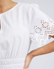 Sloane Dress- White (BAXTER & ONLINE ONLY)