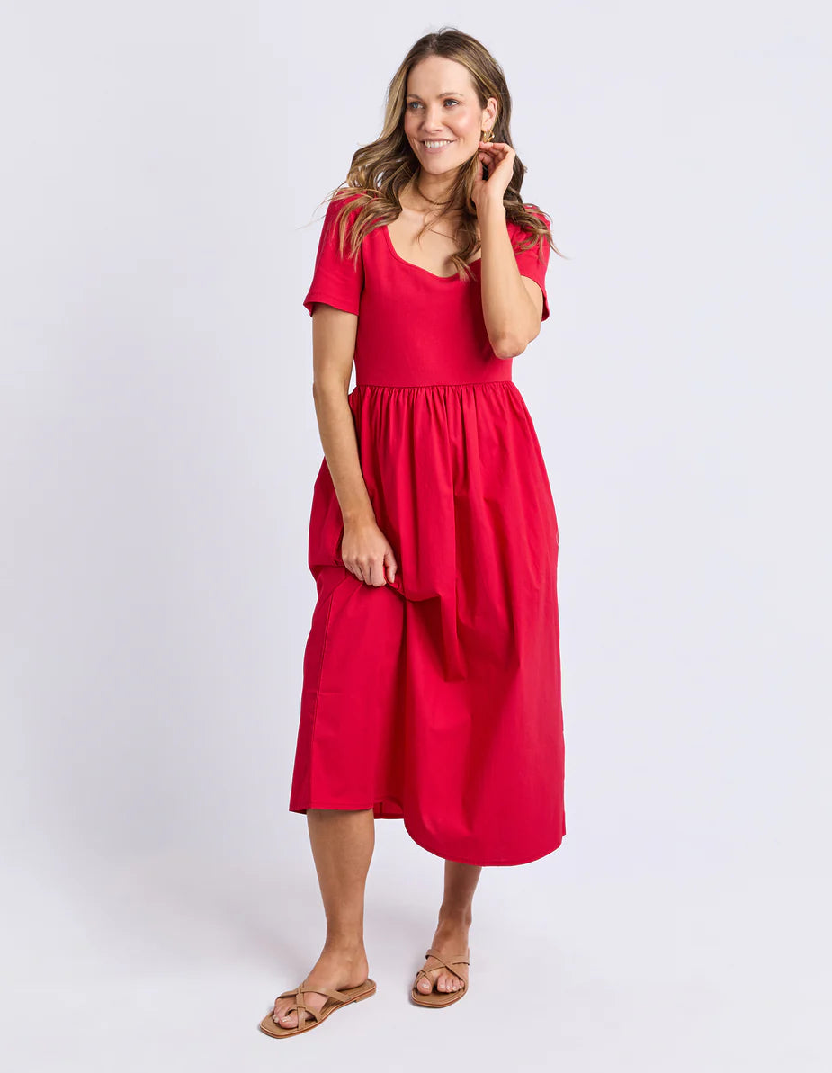 Ella Dress- Crimson