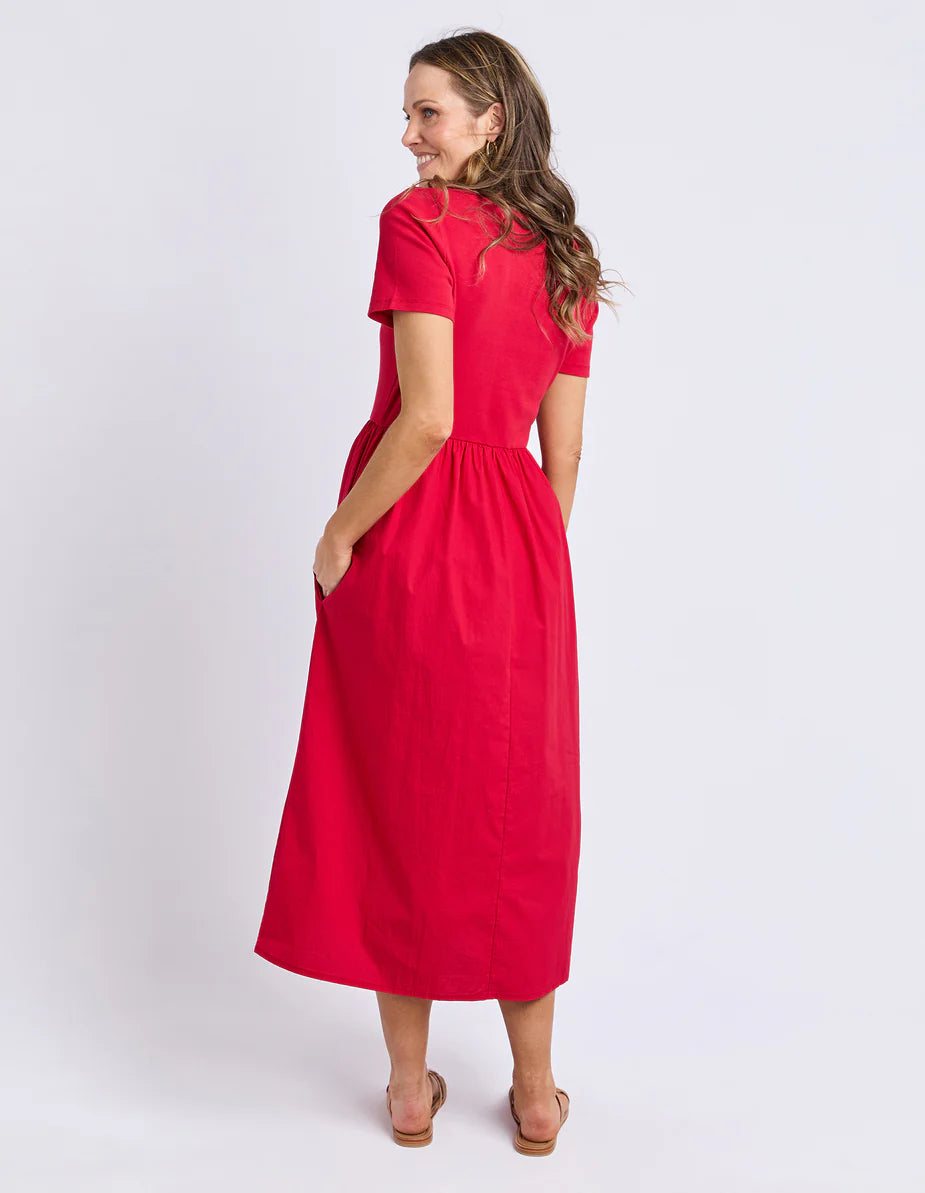 Ella Dress- Crimson