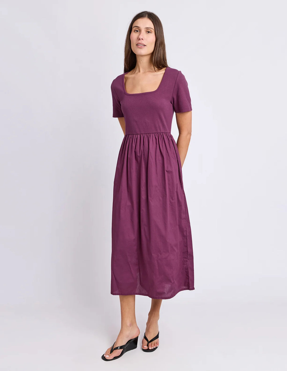 Ella Dress- Plum