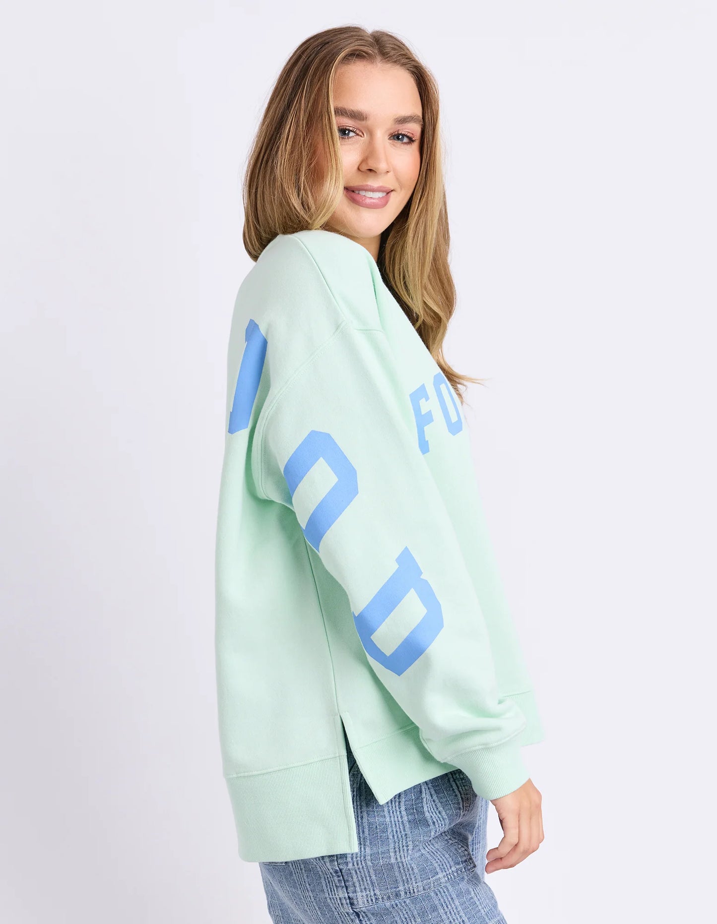 Interval Crew- Mint/Bluebell