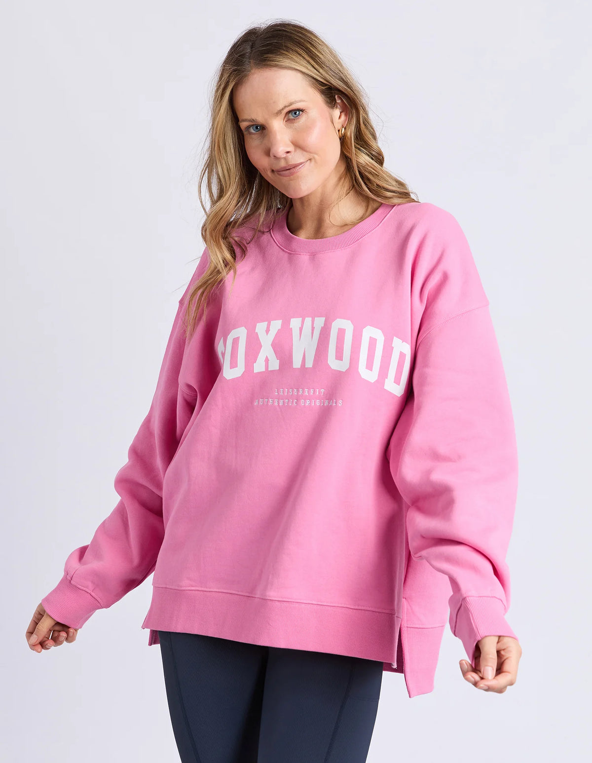 Interval Crew- Bubblegum Pink/White