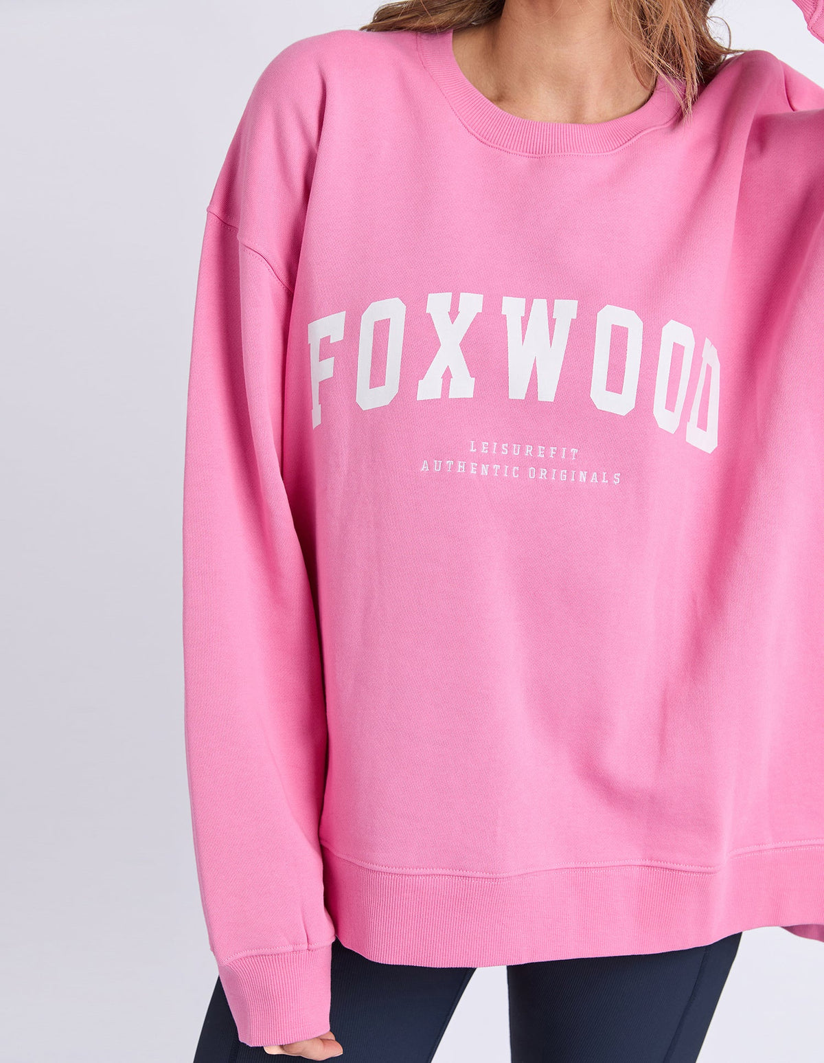 Interval Crew- Bubblegum Pink/White