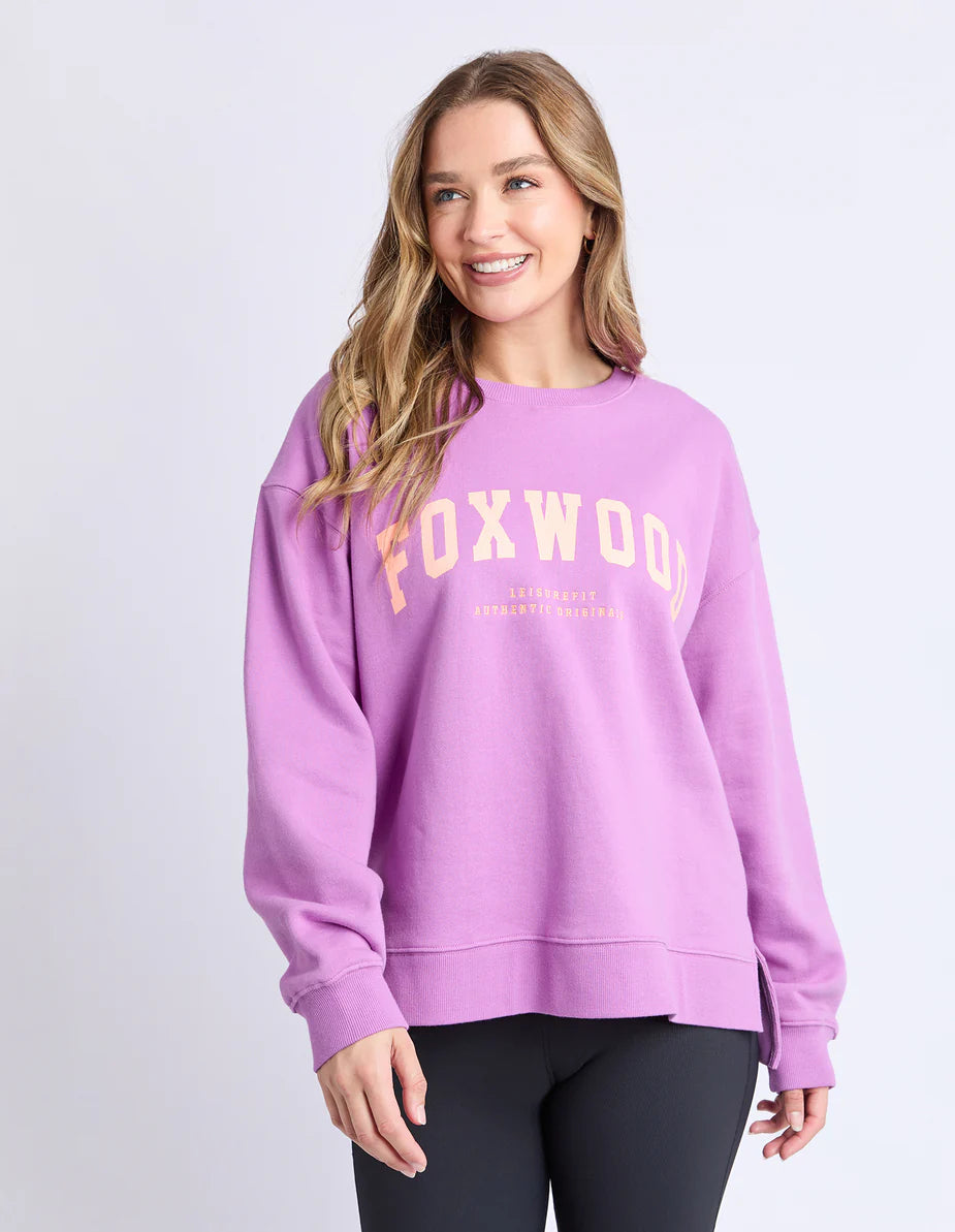 Interval Crew- Purple/Orange