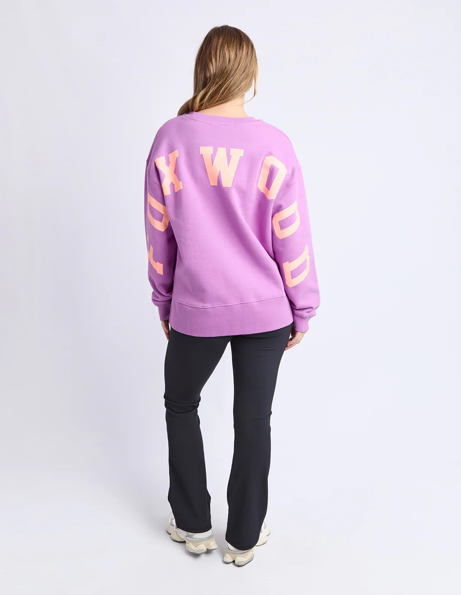 Interval Crew- Purple/Orange