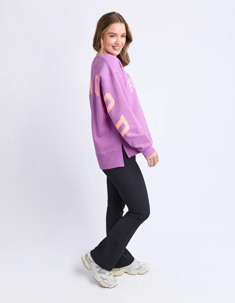 Interval Crew- Purple/Orange