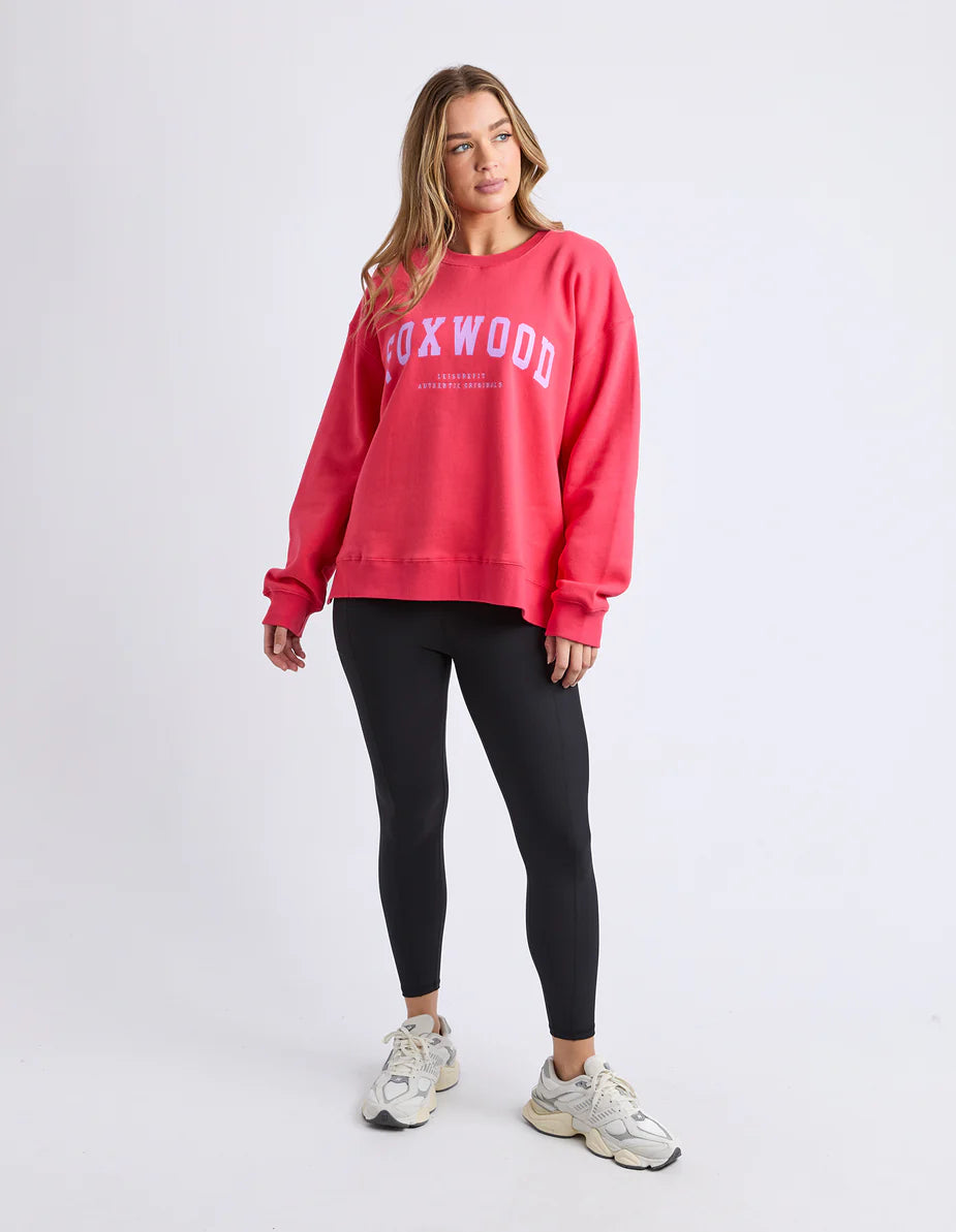 Interval Crew- Raspberry/Neon Lilac