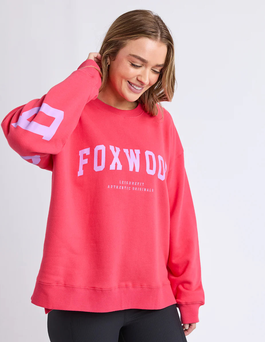 Interval Crew- Raspberry/Neon Lilac