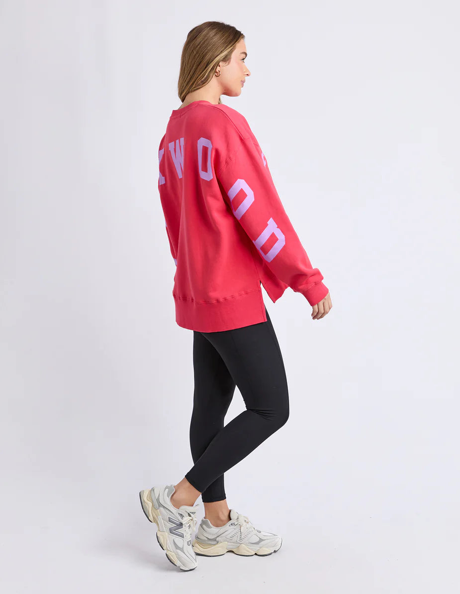 Interval Crew- Raspberry/Neon Lilac