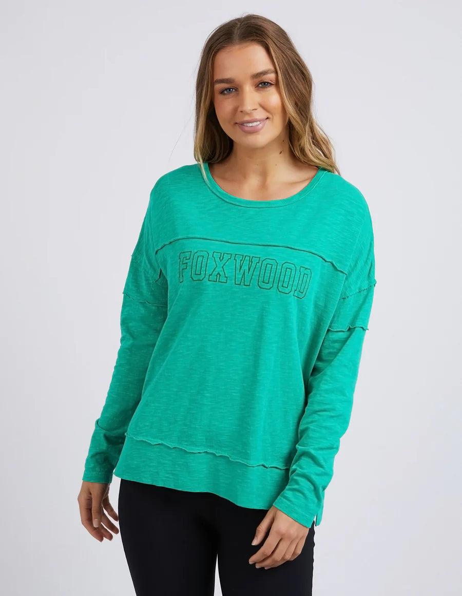 Foxwood Throw On Tee- Green