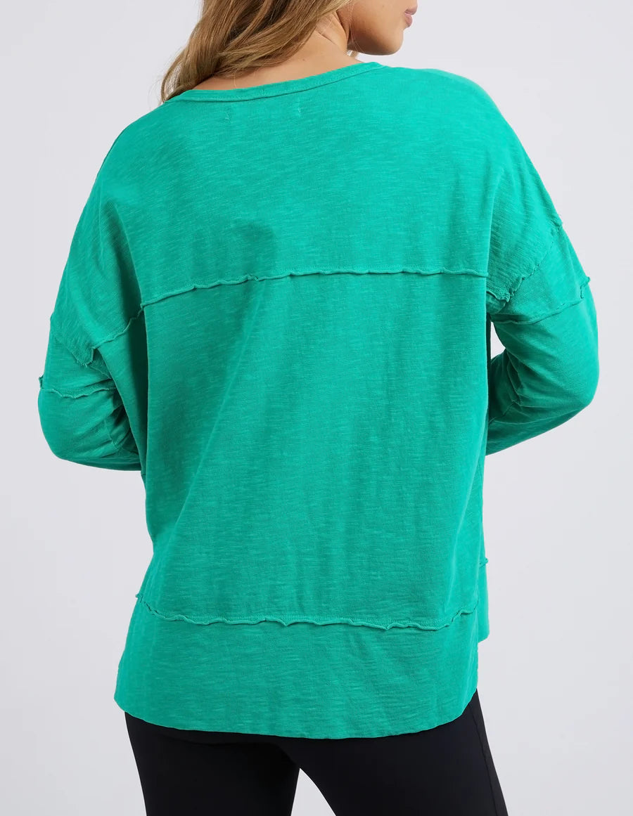 Foxwood Throw On Tee- Green