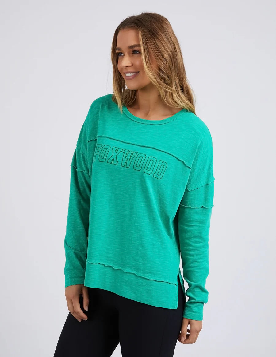 Foxwood Throw On Tee- Green