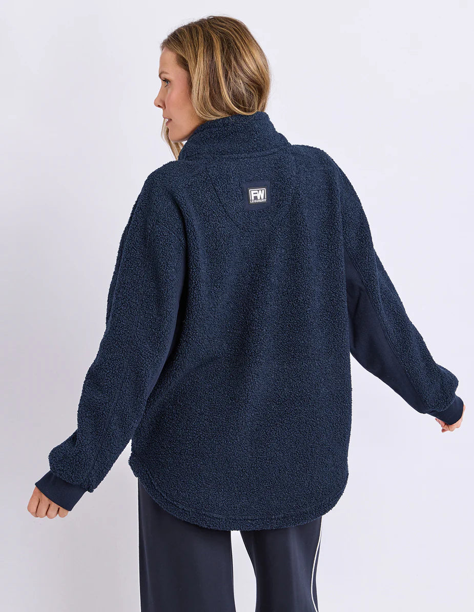 Weekend Boucle Crew- Dark Sapphire