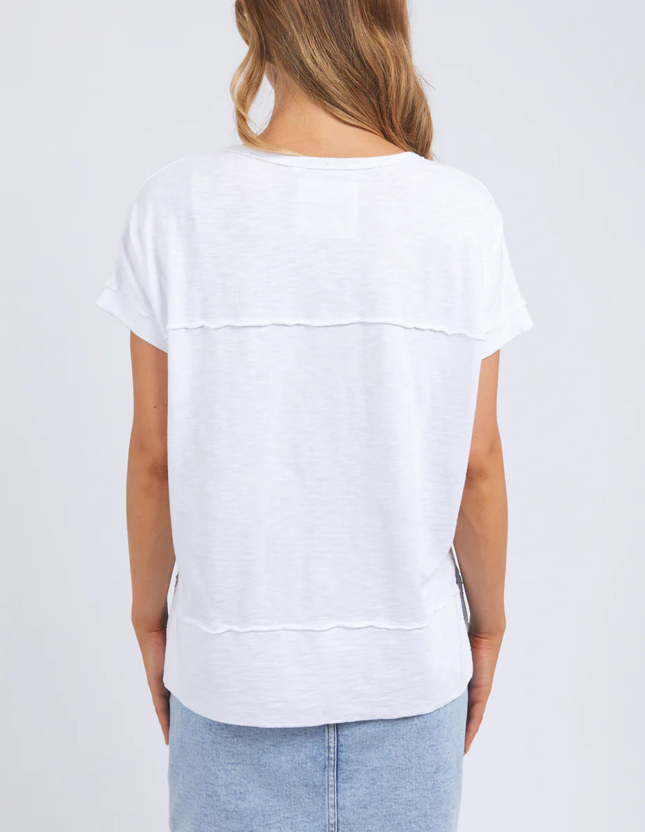 Throw On Short Sleeve Tee- White