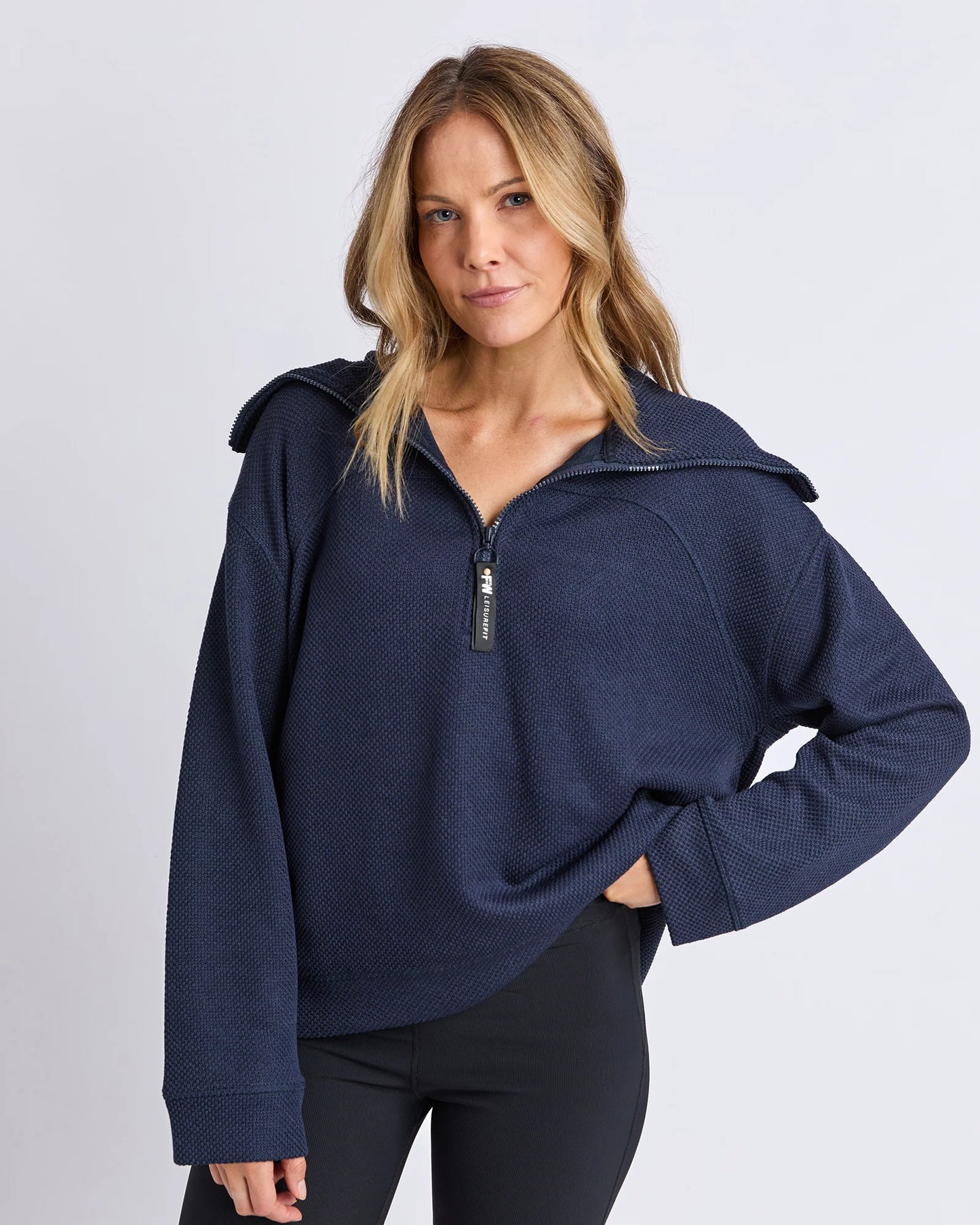 Hunstville Zip Crew- Navy