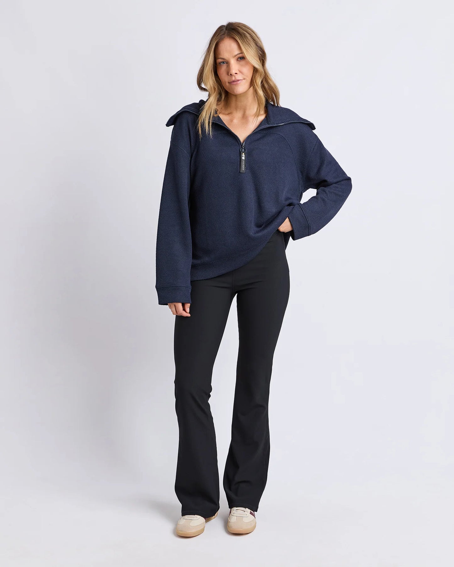Hunstville Zip Crew- Navy