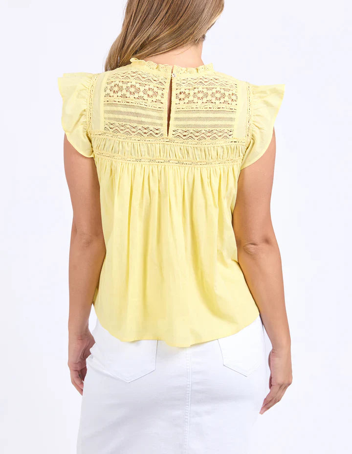 Adelyn Top- Lemon