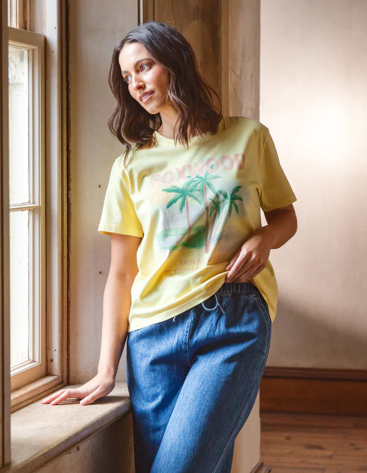 Sunny Days Tee- Lemon