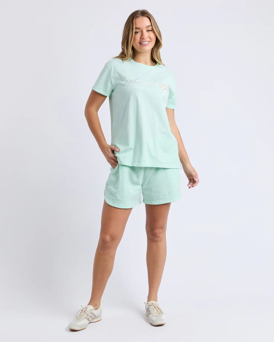 Palm Springs Tee- Mint