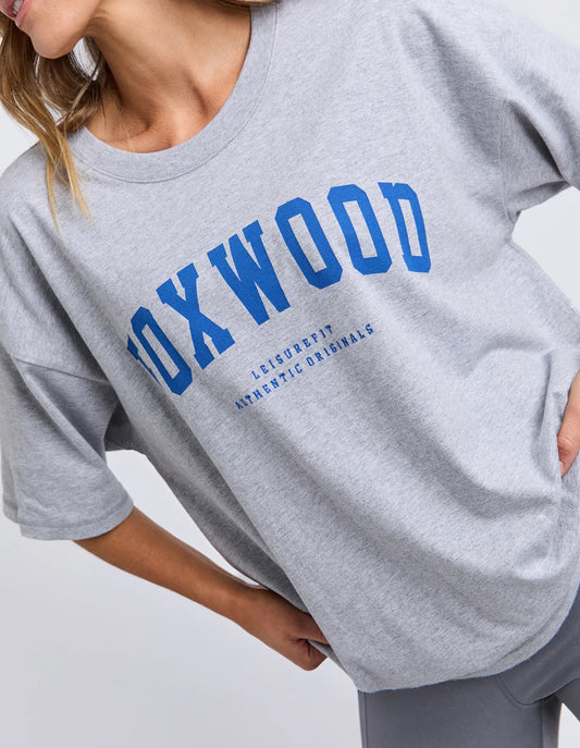 Interval Tee- Grey Marle/Blue