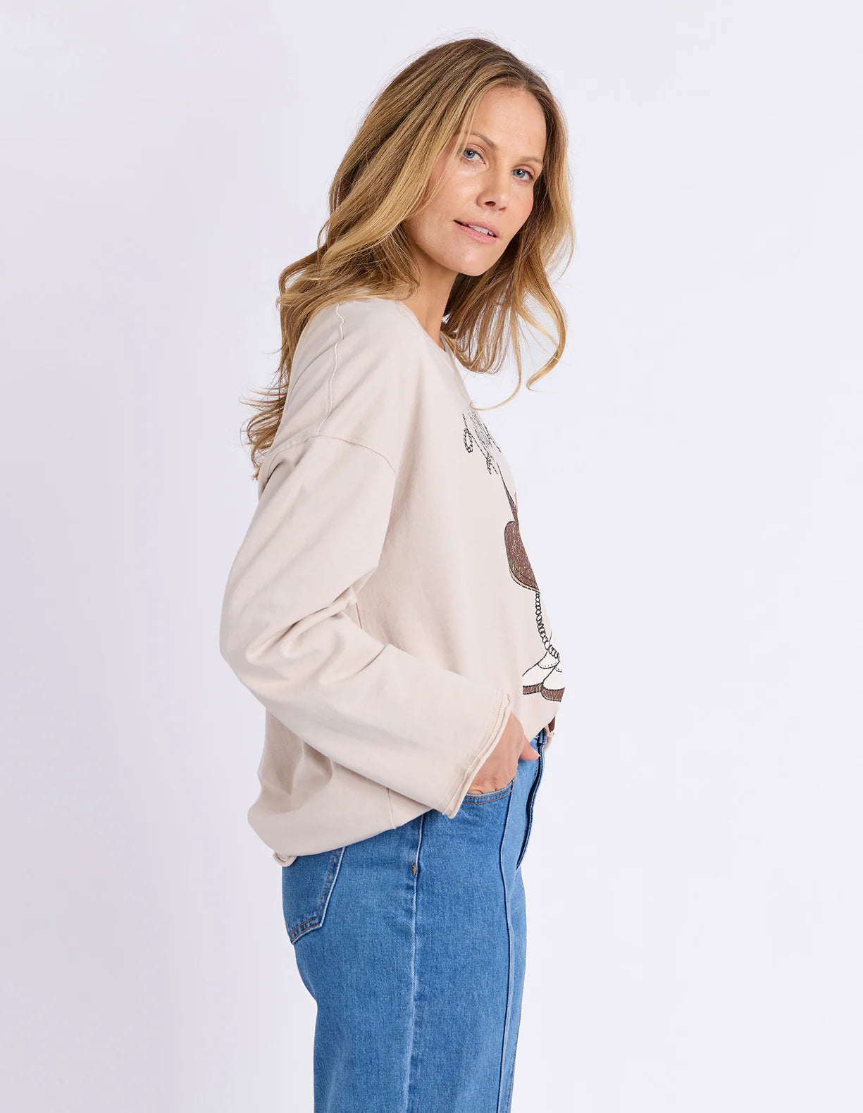 Bandit Boots Long Sleeve- Oat