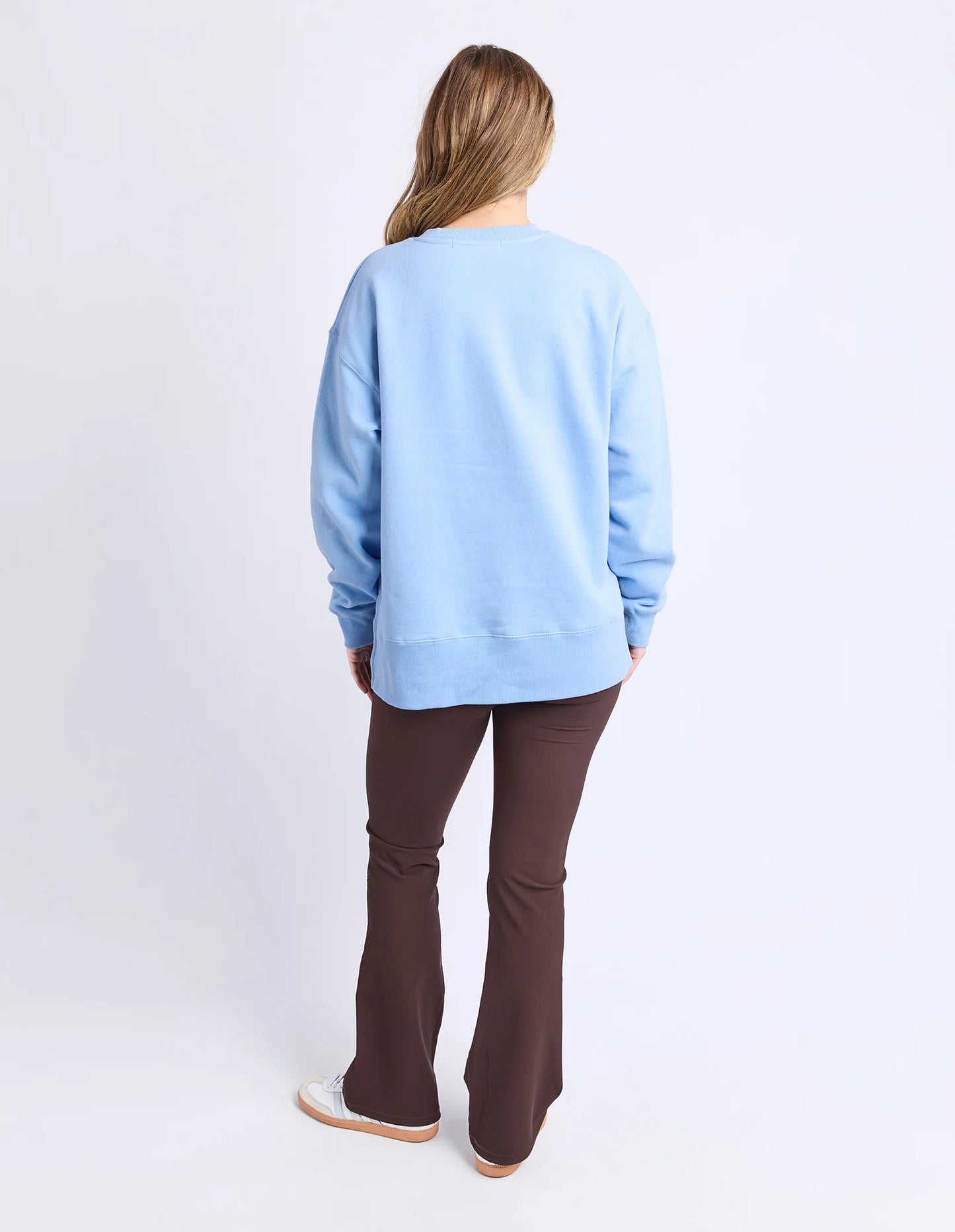 Floral Club Crew- Blue