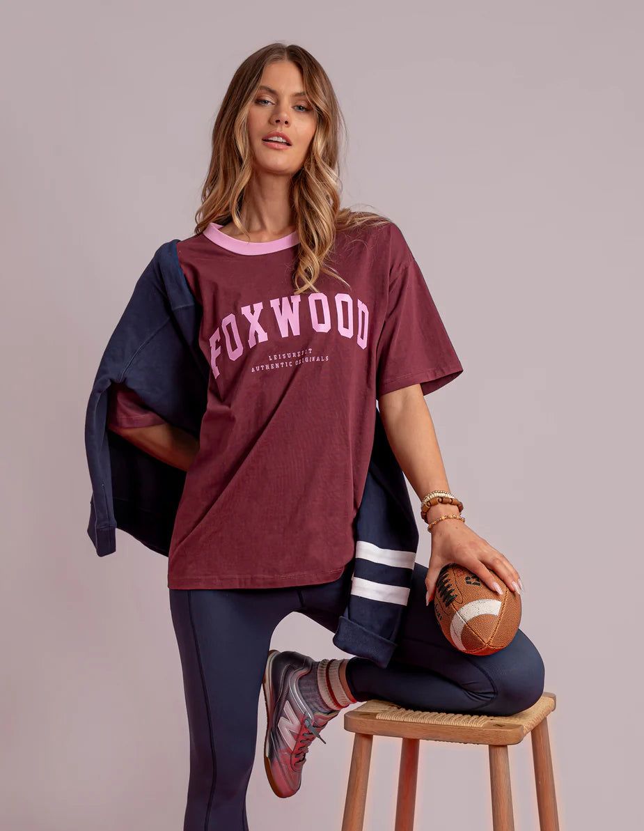 Intention Contrast Tee- Port